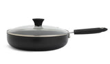 Habitat 28cm non-stick aluminium sauté pan with lid, UK version