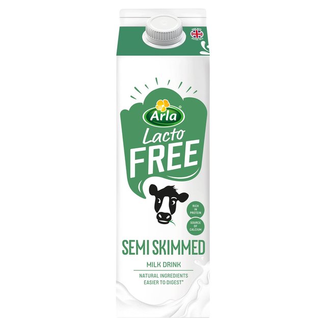 Arla LactoFREE Semi Skimmed Milk Drink   1L