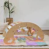Our Little World wooden sensory rocker and play gym - British product