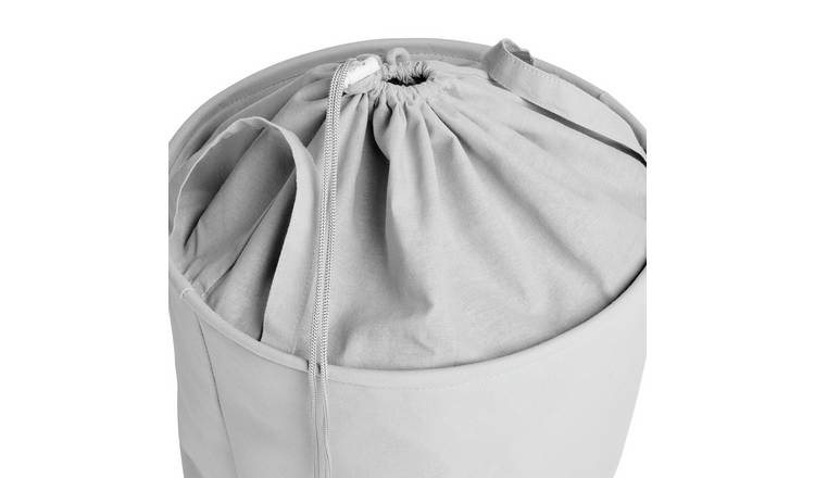 Argos Home drawstring cotton laundry bag 60 litre, imported from the UK