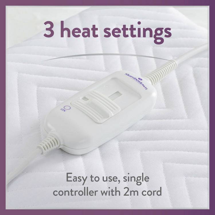 Slumberdown single electric blanket 80x150cm - British product