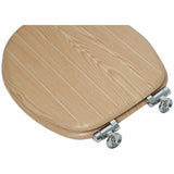 Argos Home moulded wood toilet seat natural finish, UK version