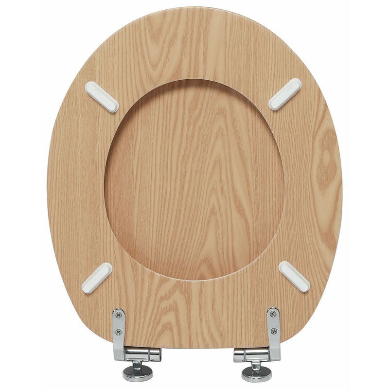 Argos Home moulded wood toilet seat natural finish, UK version