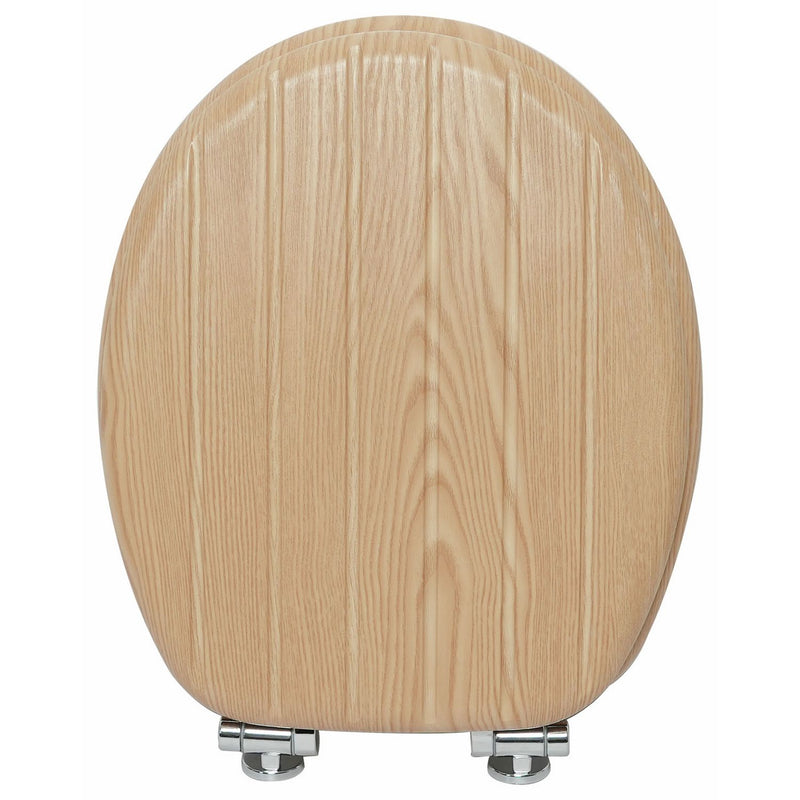 Argos Home moulded wood toilet seat natural finish, UK version