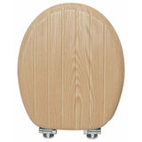 Argos Home moulded wood toilet seat natural finish, UK version