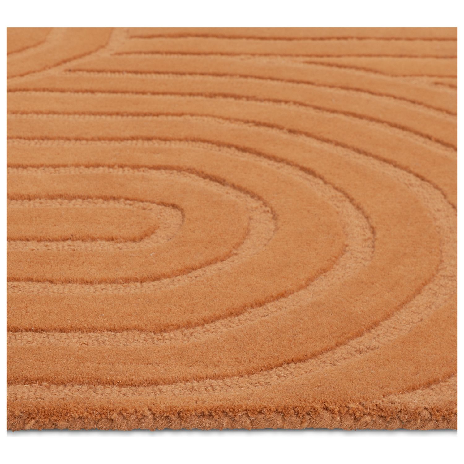 Habitat Mirage Carved Ginger  Rug - 160x230cm