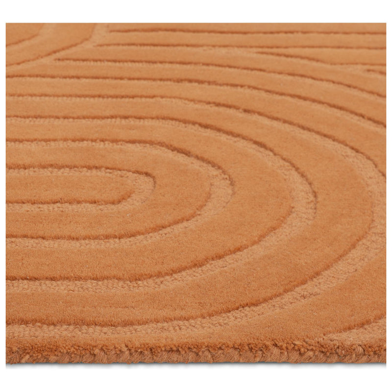 Habitat Mirage Carved Ginger  Rug - 160x230cm