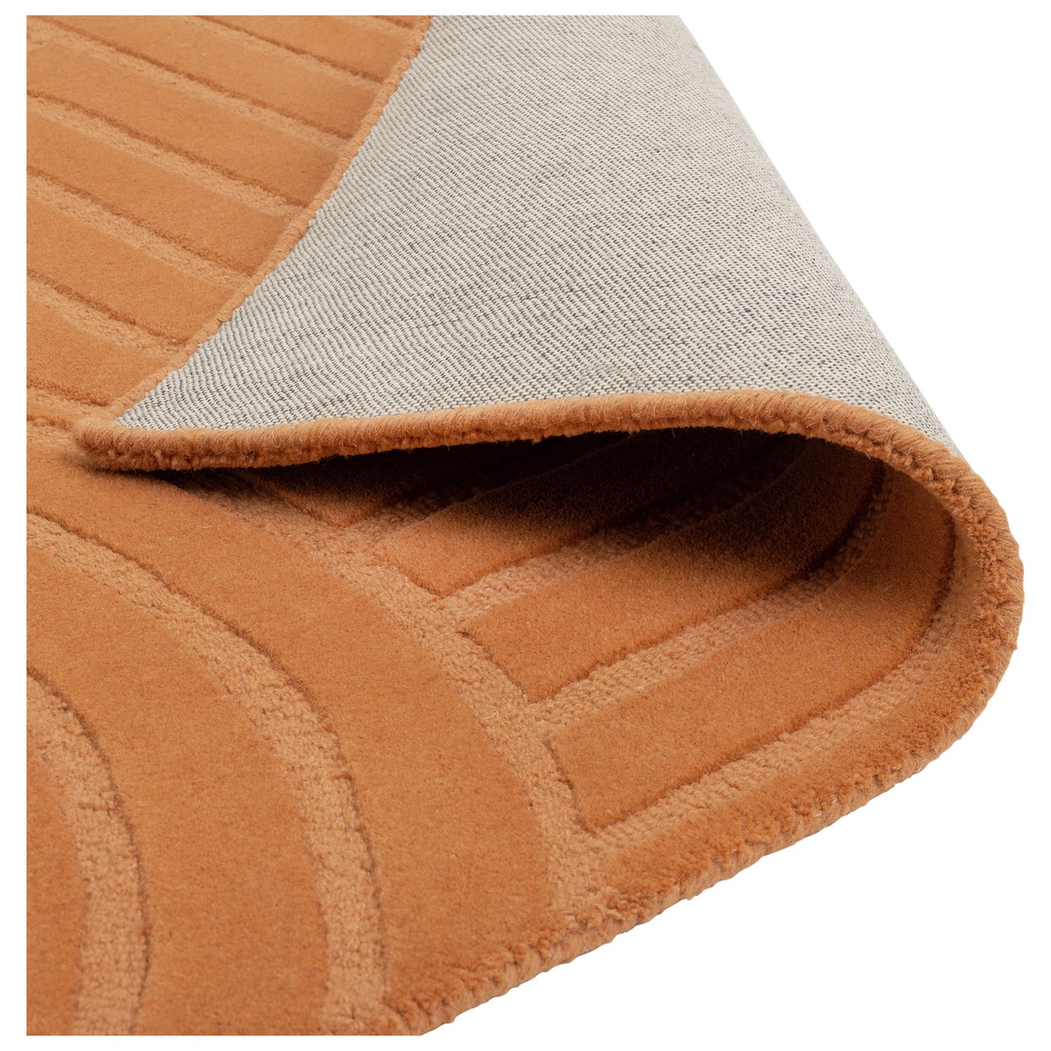 Habitat Mirage Carved Ginger  Rug - 160x230cm