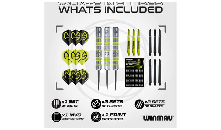 Winmau MvG Adventure steel darts set 20g - British product