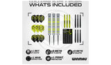 Winmau MvG Adventure steel darts set 20g - British product