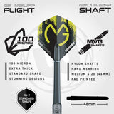 Winmau MvG Adventure steel darts set 20g - British product