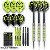 Winmau MvG Adventure steel darts set 20g - British product