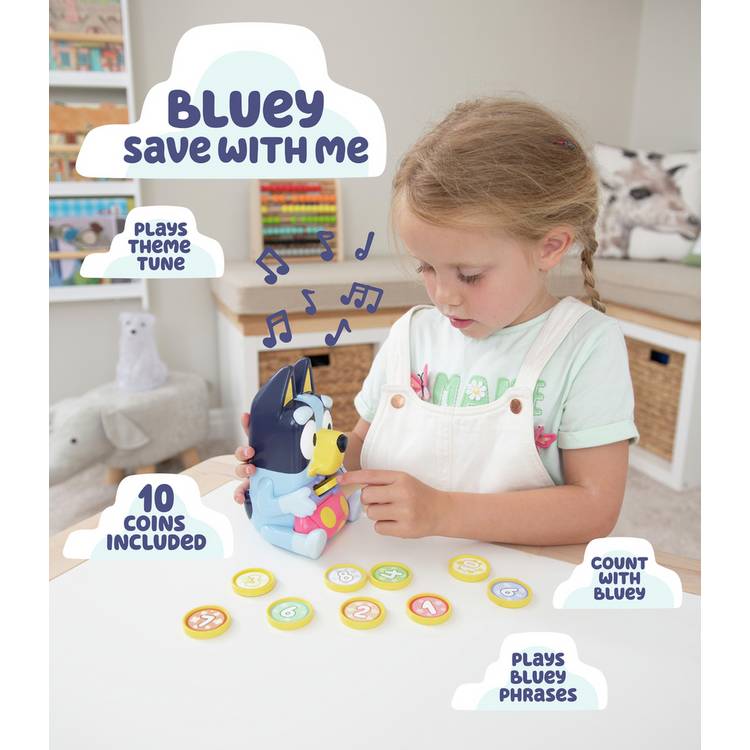 Bluey Save With Me wallet toy - British product