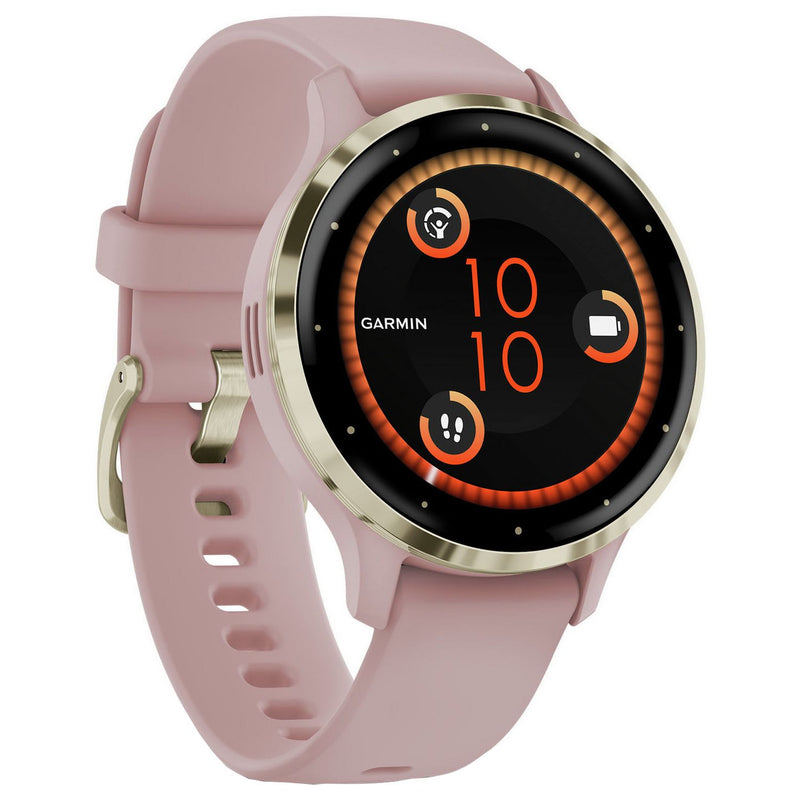 Garmin Venu 3S GPS Smart Watch - Dust Rose /Soft Gold