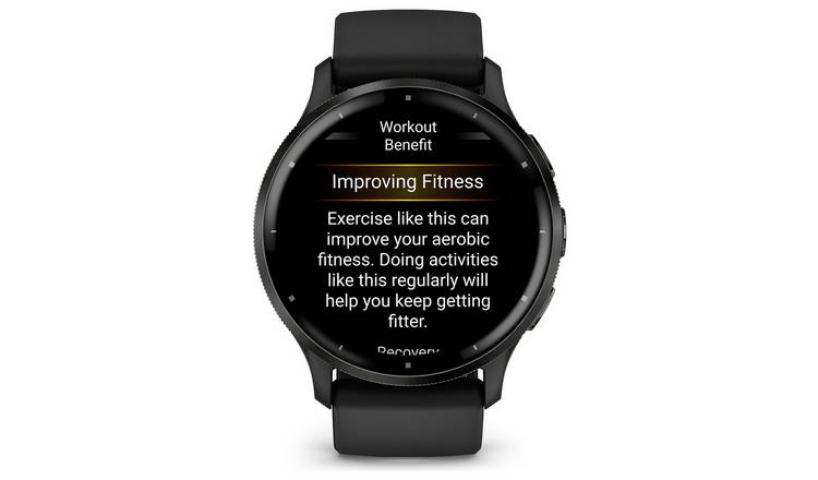 Garmin Venu 3 GPS smart watch Black Slate 45mm, UK version