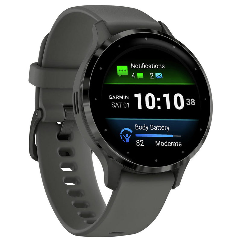 Garmin Venu 3S GPS Smart Watch - Pebble Grey/Slate