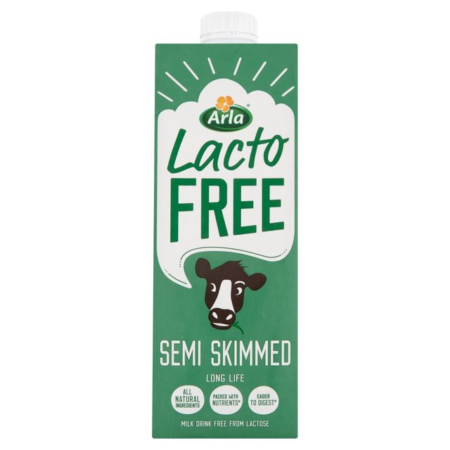 Arla LactoFREE Long Life Semi Skimmed Milk Drink    1L GOODS M&S   