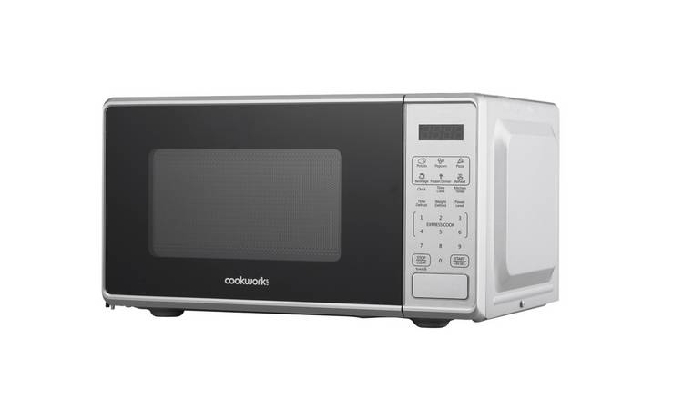Cookworks 700W digital microwave silver 17L - British product
