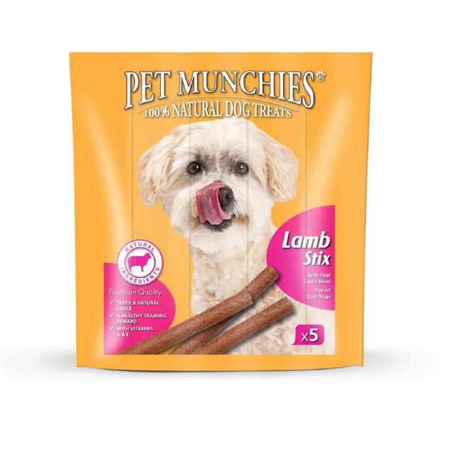 Pet Munchies 100% Natural Lamb Stix Dog Treats   50g GOODS M&S   