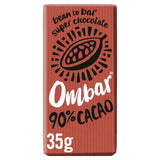 Ombar 90% Cacao Organic Vegan Fair Trade Dark Chocolate   35g GOODS M&S   