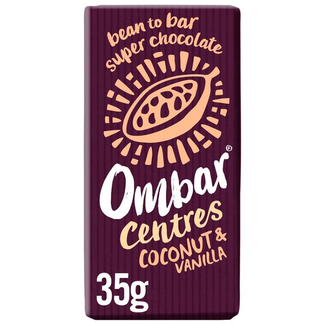 Ombar Centres Coconut & Vanilla Organic Vegan Fair Trade Chocolate   35g GOODS M&S   