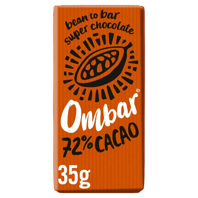 Ombar 72% Cacao Organic Vegan Fair Trade Dark Chocolate   35g GOODS M&S   