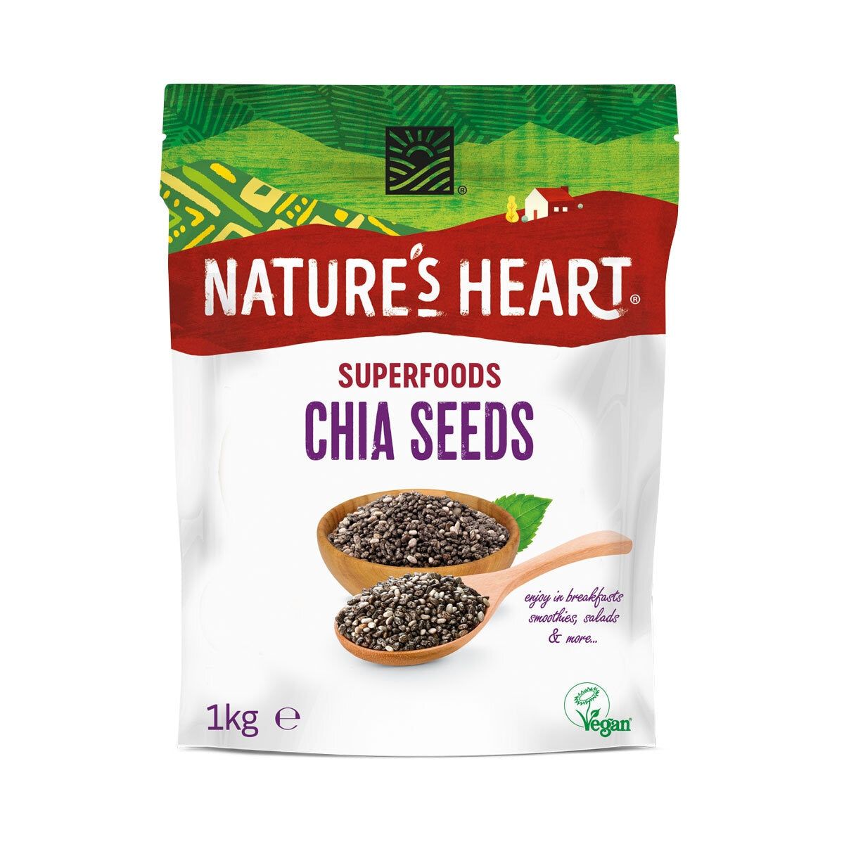 Nature's Heart Chia Seeds, 1kg GOODS Costco UK