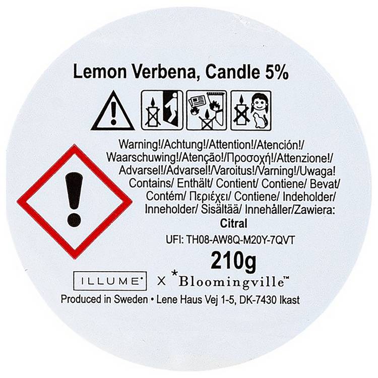ILLUME Bloomingville Lemon Verbena candle (British brand)