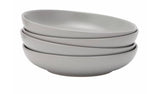 Habitat stoneware pasta bowls matt grey 4 piece (British brand)