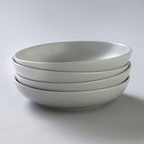 Habitat stoneware pasta bowls matt grey 4 piece (British brand)