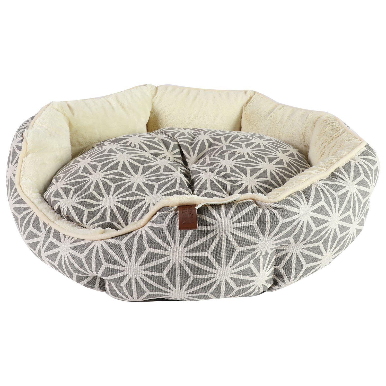 Dream Paws Geometric Shape Dog Bed-Large