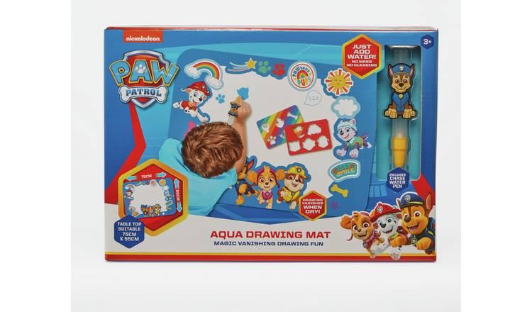 PAW Patrol Aqua Doodle Mat with stencils - British product