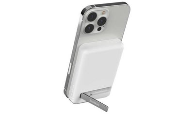 Argos Belkin 5,000mAh MagSafe Compatible Powerbank & Stand - White- Buy online at McGrocer
