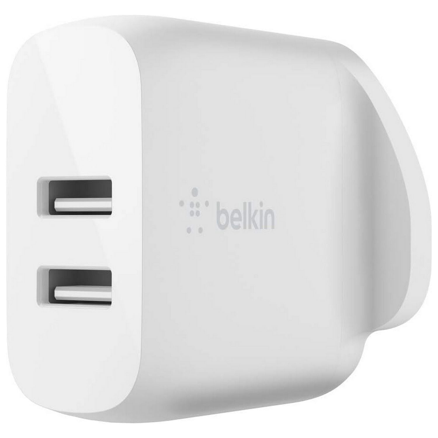 Belkin 24W dual USB-A wall charger (British brand)