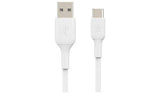 Belkin USB-C to USB-A cable two pack 1m white, UK version