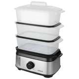 Cookworks 3 tier steamer stainless steel - British product