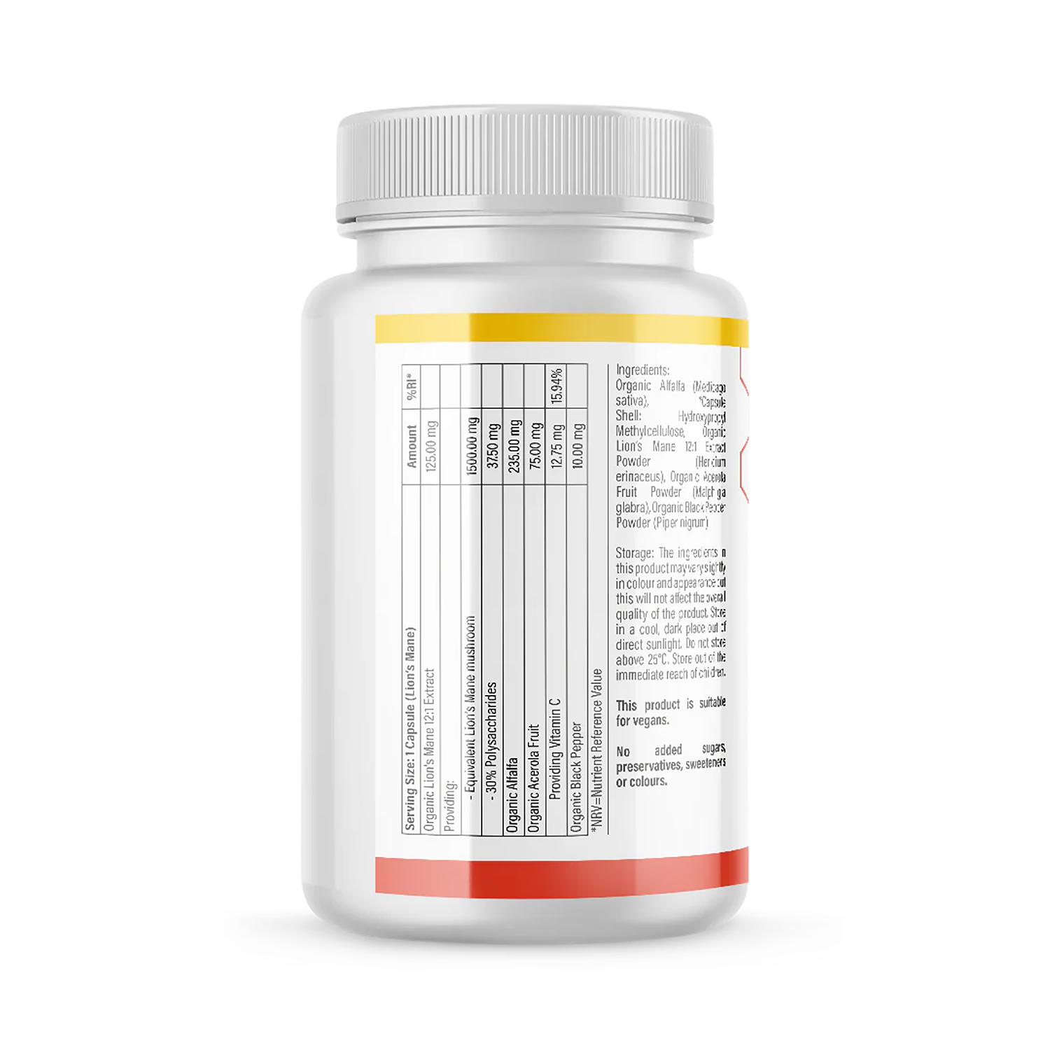 Multivi Lion's Mane Complex Capsules - British product