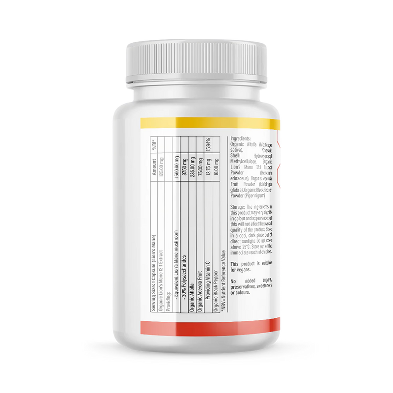 Multivi Lion's Mane Complex Capsules - British product