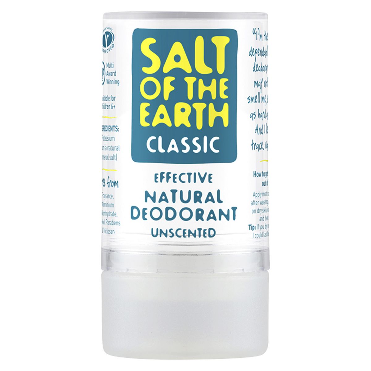 Salt of the Earth Classic Natural Crystal Stick Deodorant 90ml GOODS Boots   