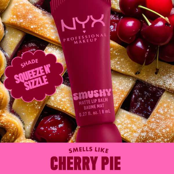 NYX Smushy Matte Lip Balm Squeezensizzle , imported from the UK
