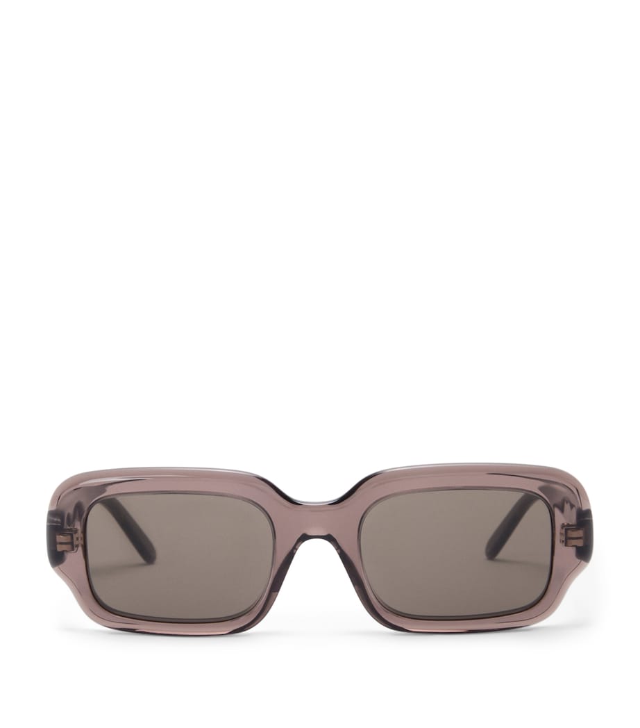 LOEWE acetate rectangular slim sunglasses made in Italy, UK version