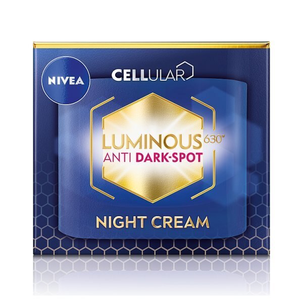 NIVEA Cellular Luminous 630 Anti-Dark Spot Night Cream 50ml GOODS Superdrug   