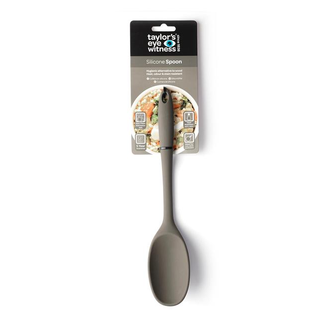 Silicone Spoon 28cm Grey