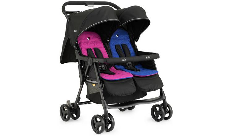 Joie Aire Double Pushchair - Blue & Pink