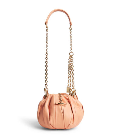 Harrods Chloé Plissé Leather Shoulder Bag- Buy online at McGrocer