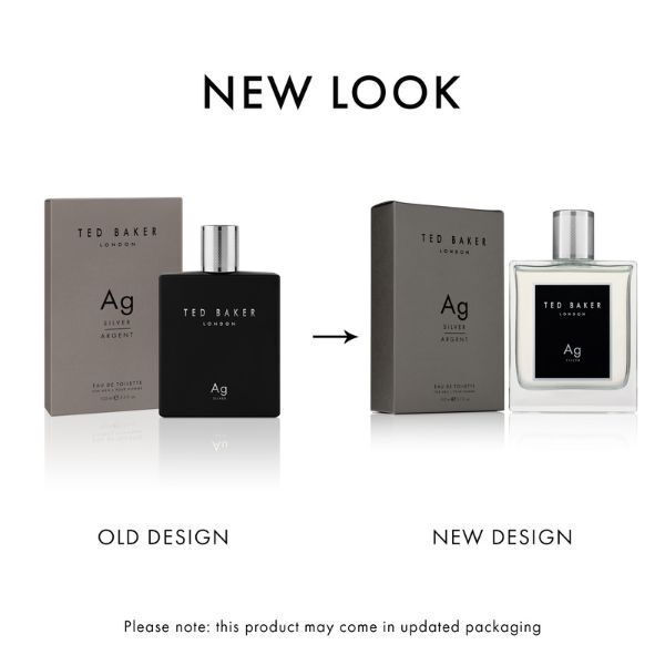 Ted Baker Tonics Ag Silver EDT 100ml - British product