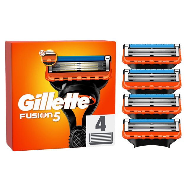 Gillette Fusion 5 Razor Blades   4 per pack