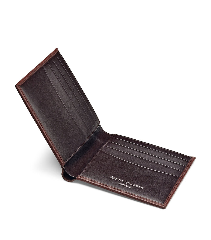 Aspinal of London classic billfold leather wallet (British brand)