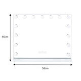 Livingandhome Hollywood LED Vanity Mirror with Bluetooth, imported from the UK