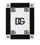 Dolce&Gabbana cotton logo throw 133cm x 173cm - British product